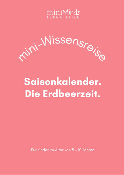 Die Erdbeerzeit.