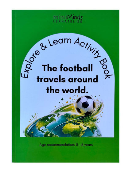 The football travels around the world - kindergarten.